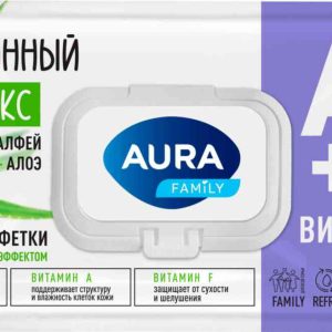 Влажные салфетки  Aura
