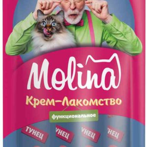 Крем-лакомство для кошек и котят функциональное Molina
