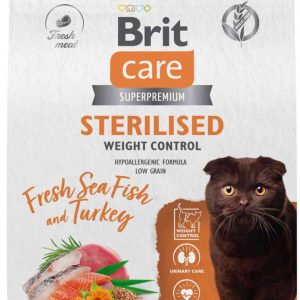 Сухой корм для стерилизованных кошек  Brit
