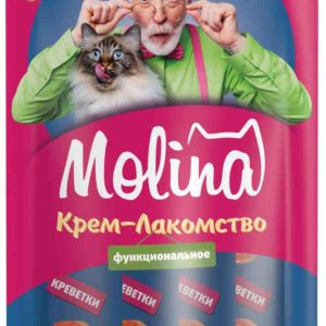 Крем-лакомство для кошек и котят функциональное Molina