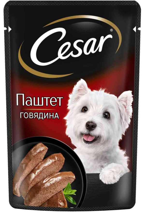 Влажный корм для собак  Cesar