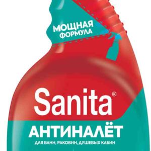Чистящий спрей для ванн, раковин, душевых кабин  Sanita