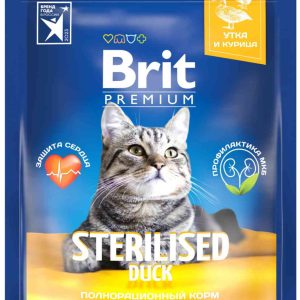 Сухой корм для стерилизованных кошек  Brit