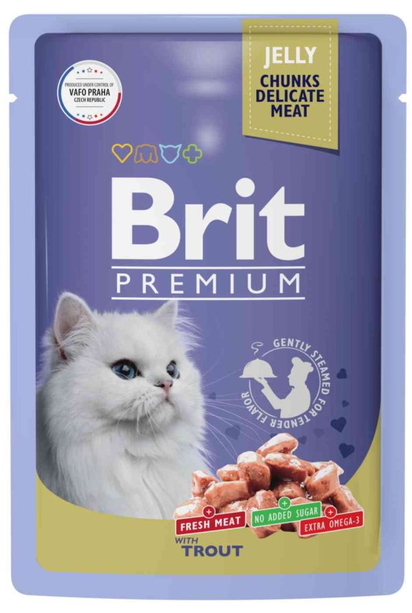Влажный корм для кошек  Brit