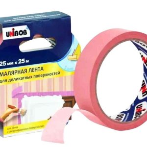 Лента клейкая малярная Unibob