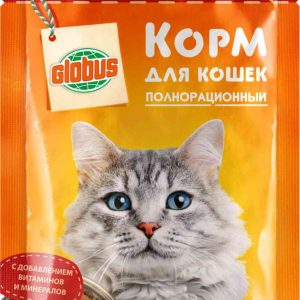 Влажный корм для кошек  Глобус