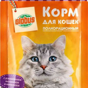 Влажный корм для кошек  Глобус