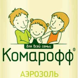 Аэрозоль от комаров, мошек и клещей 3 в 1 Комарофф