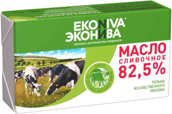 Масло сливочное Эконива