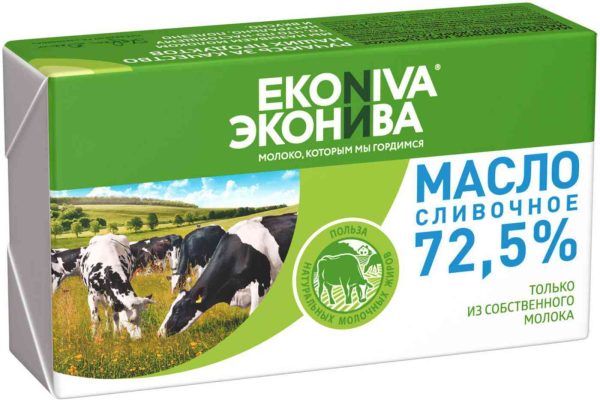 Масло сливочное Эконива