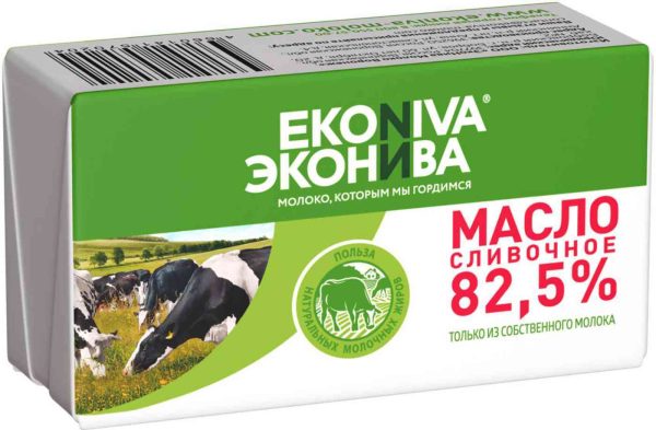 Масло сливочное Эконива