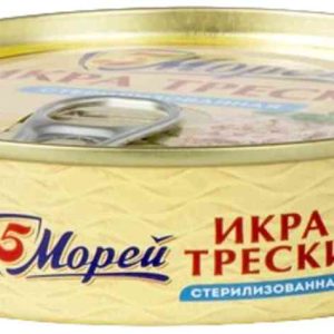 Икра трески  5 Морей