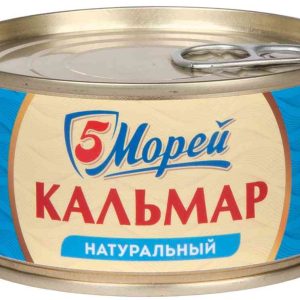Кальмар в собственном соку 5 Морей