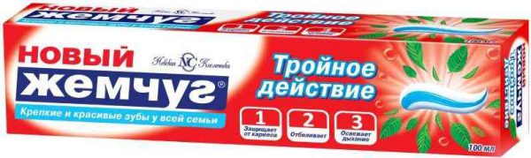 Зубная паста  Новый Жемчуг