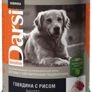 Влажный корм для собак с чувствительным пищеварением  Darsi