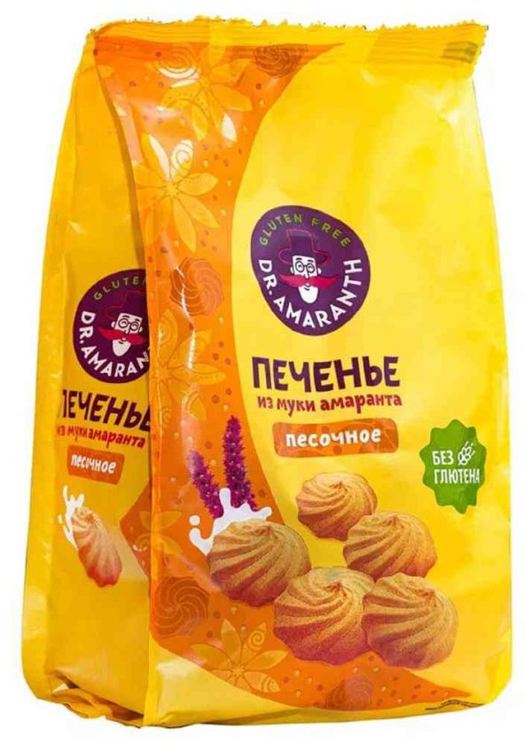 Печенье песочное из муки амаранта Dr. Amaranth