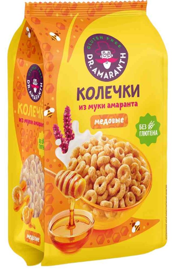 Колечки медовые из муки амаранта Dr. Amaranth