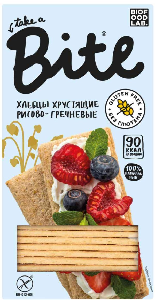 Хлебцы рисово-гречневые хрустящие Take a Bite