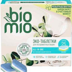 Эко-таблетки для посудомоечных машин  BioMio