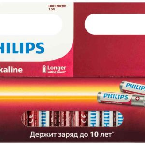 Батарейки алкалиновые Philips