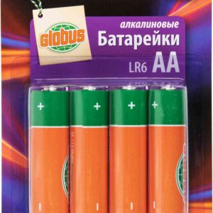 Батарейки алкалиновые Глобус