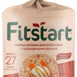 Хлебцы рисовые цельнозерновые Fitstart