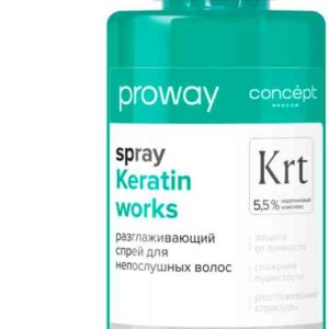 Спрей для непослушных волос разглаживающий Proway