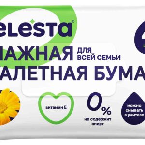 Влажная туалетная бумага  Celesta
