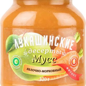 Мусс яблочно-морковный Лукашинские
