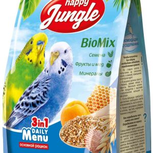 Корм для волнистых попугаев  Happy Jungle