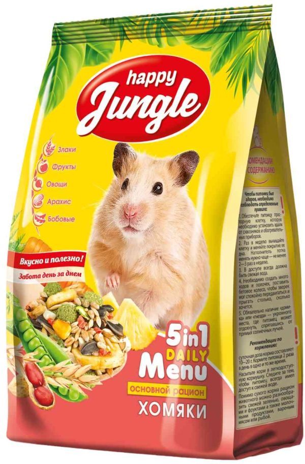 Корм для хомяков  Happy Jungle