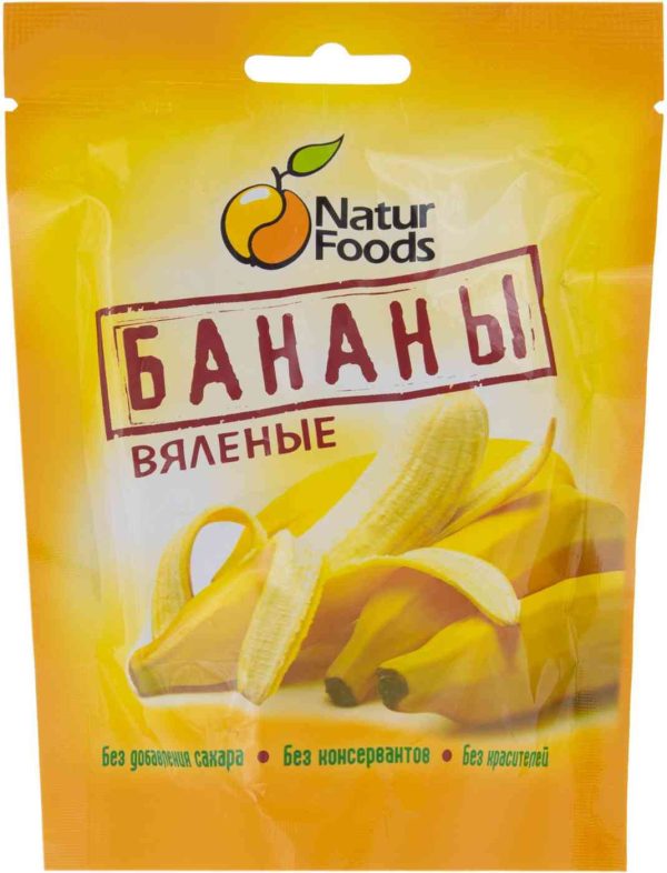 Бананы вяленые Naturfoods