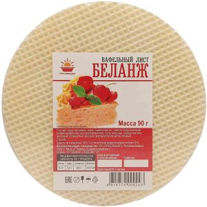 Корж вафельный Просолнышко