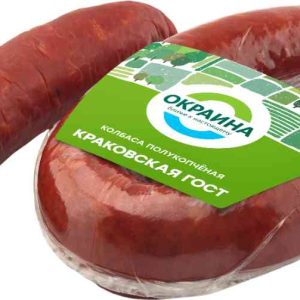 Колбаса полукопчёная Краковская Окраина
