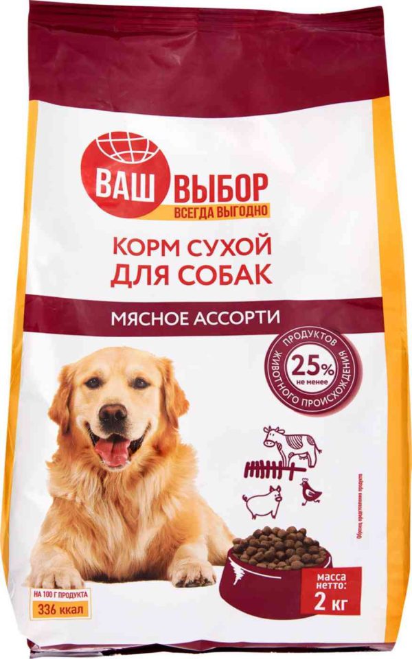 Сухой корм для собак  Ваш выбор