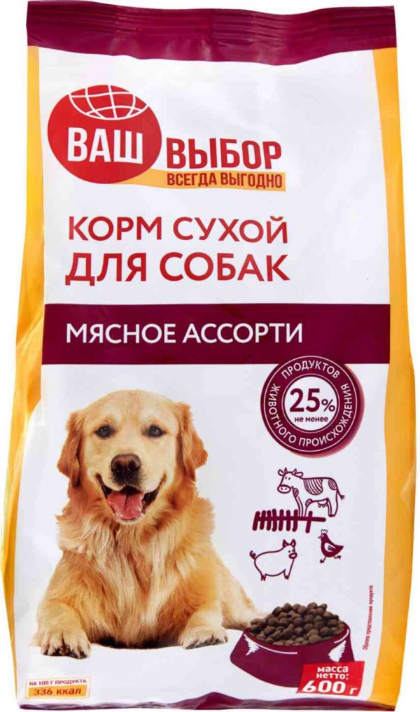 Сухой корм для собак  Ваш выбор