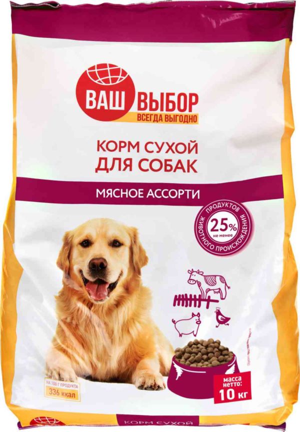 Сухой корм для собак  Ваш выбор