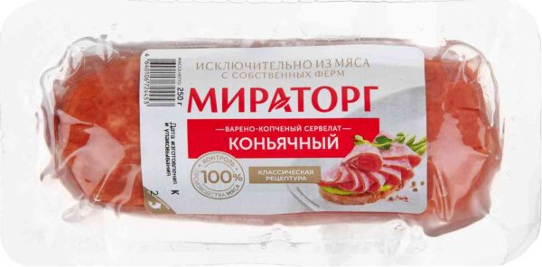 Сервелат варено-копченый Мираторг
