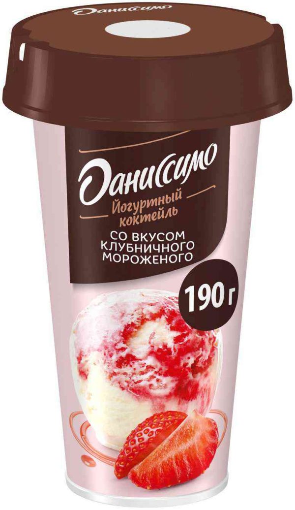 Коктейль йогуртный Даниссимо