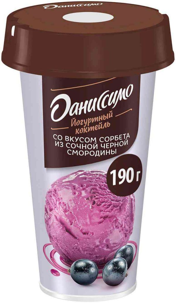 Коктейль йогуртный Даниссимо