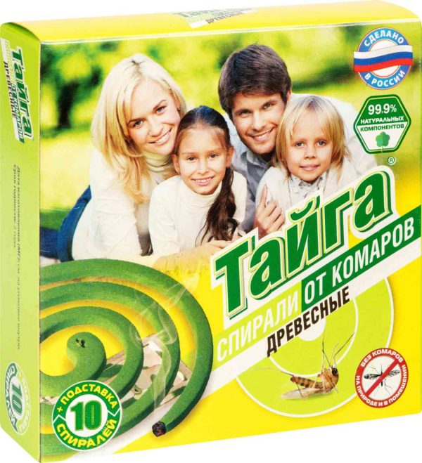 Спирали от комаров  Тайга