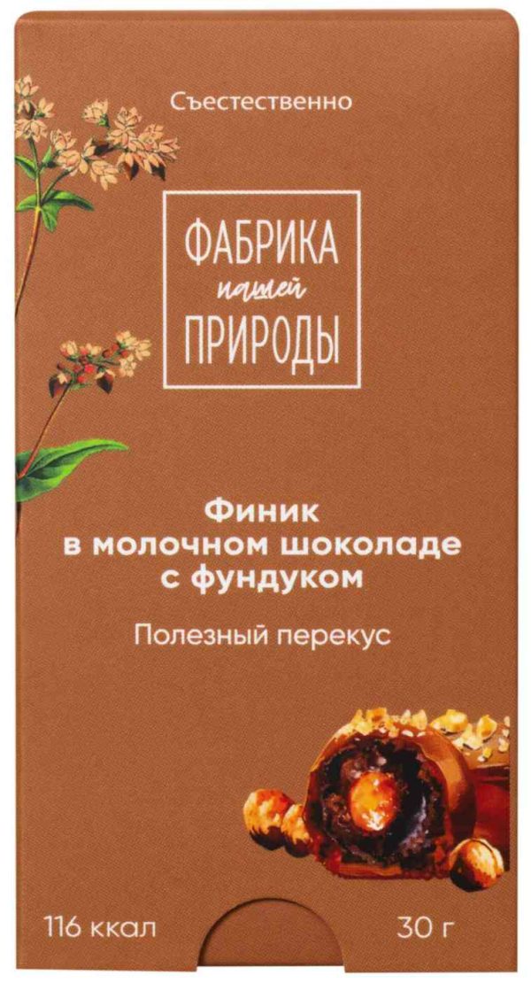 Финик в гречишном молочном шоколаде Фабрика нашей Природы