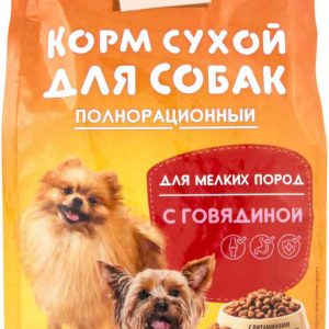 Сухой корм для собак мелких пород  Глобус