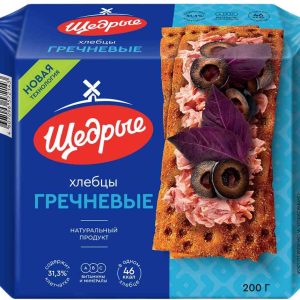 Хлебцы хрустящие гречневые Щедрые