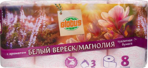 Туалетная бумага  Глобус