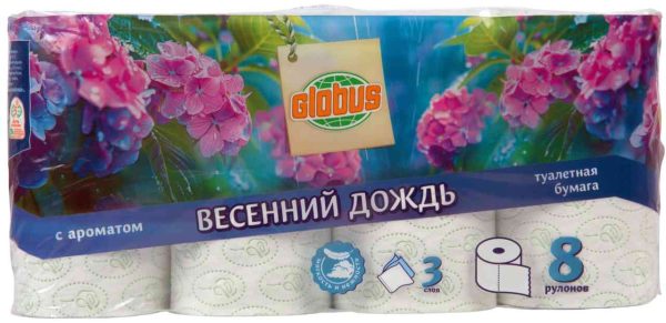 Туалетная бумага  Глобус