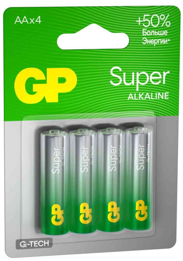 Батарейки алкалиновые GP