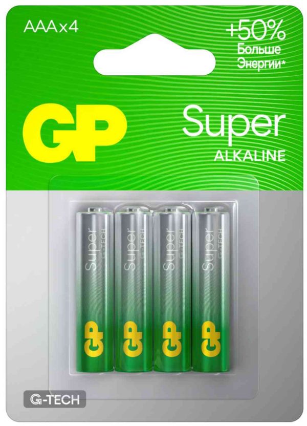 Батарейки алкалиновые GP