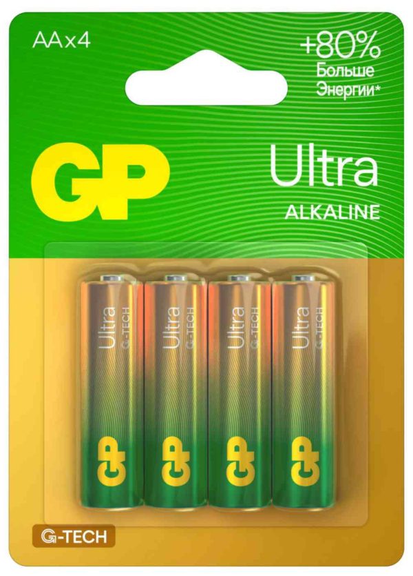 Батарейки алкалиновые GP