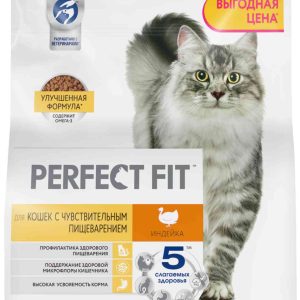 Сухой корм для кошек с чувствительным пищеварением  Perfect Fit
